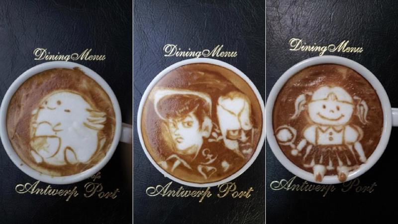 Illustration for article titled This Guy's Geeky Latte Art Will Blow Your Mind